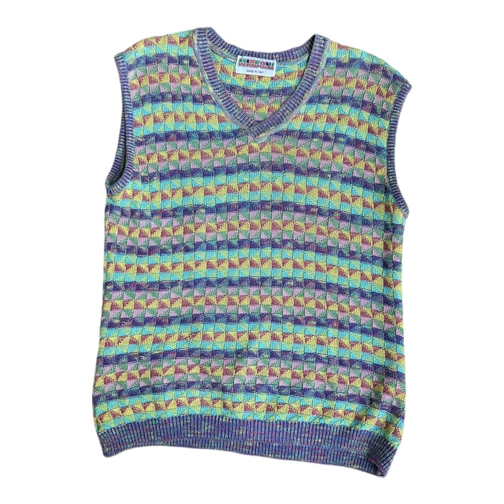 Missoni Colorful Knit Sweater Vest